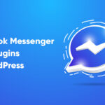 Facebook Messenger app logo on blue background