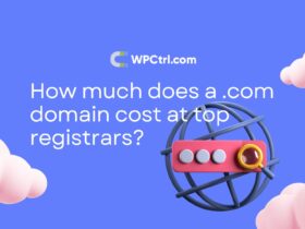 How much does a .com domain cost at top registrars