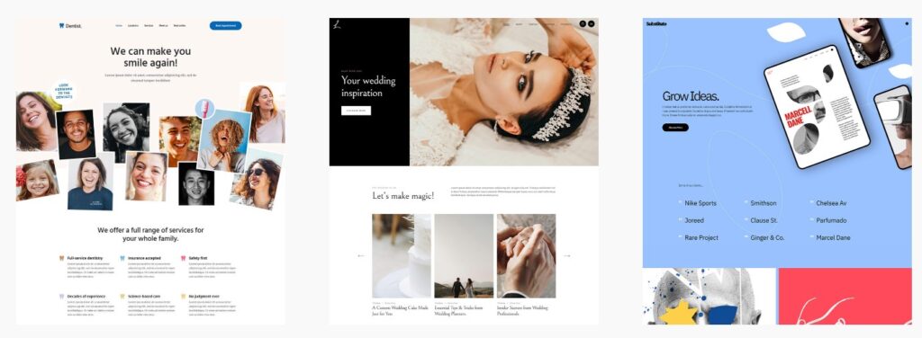 QI WordPress theme demos